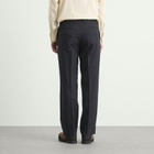 Kaptain Sunshine Men's Shadow Stripe Trousers in Navy