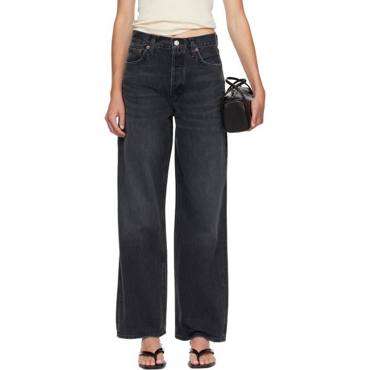Photo: AGOLDE Black Low Slung Baggy Jeans