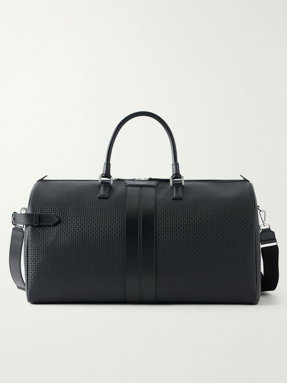 Serapian - Holdall Leather-Trimmed Coated-Canvas Bag