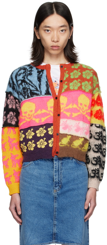 Photo: Ashley Williams Multicolor Patchwork Cardigan