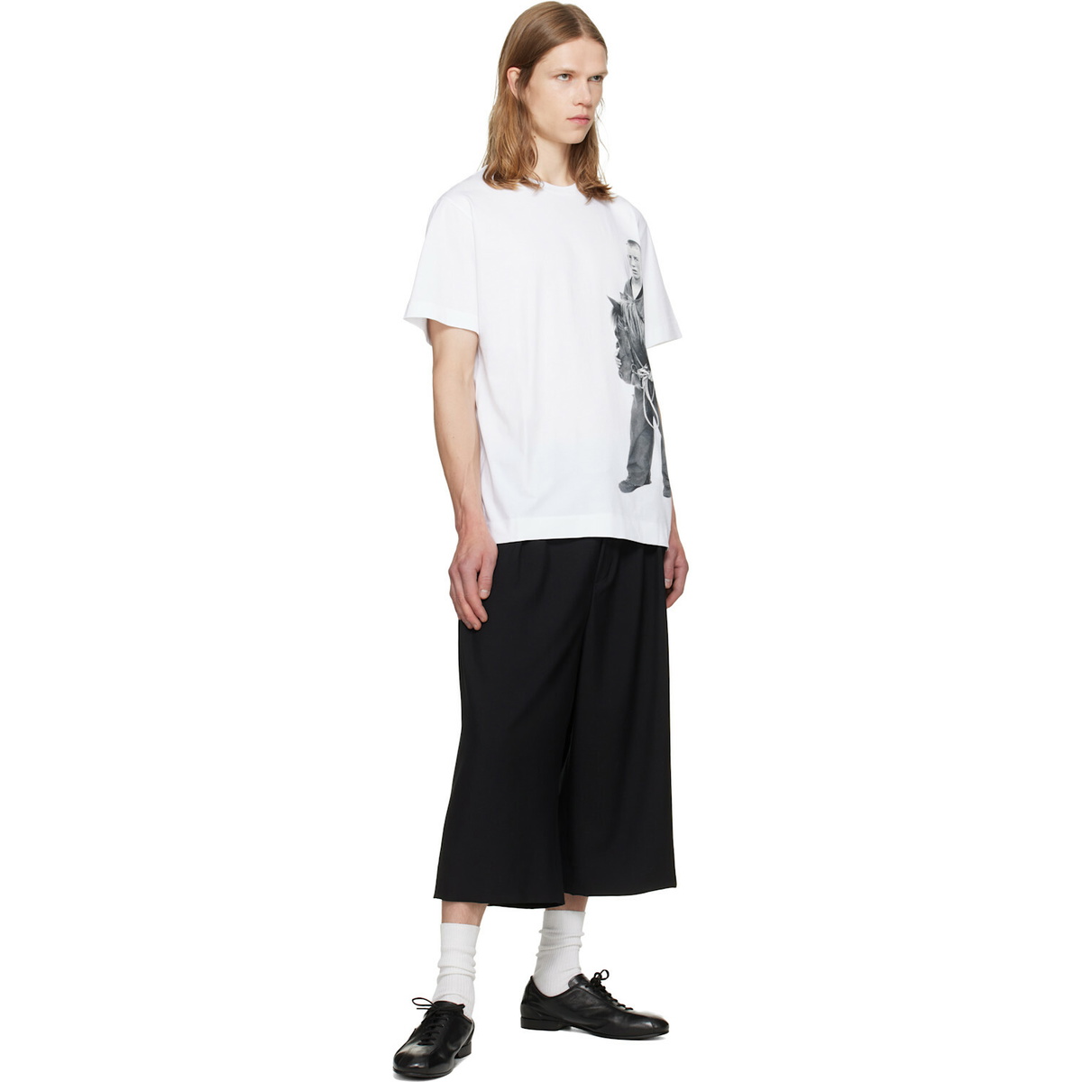 Simone Rocha White 'Pony Kid' Print T-shirt