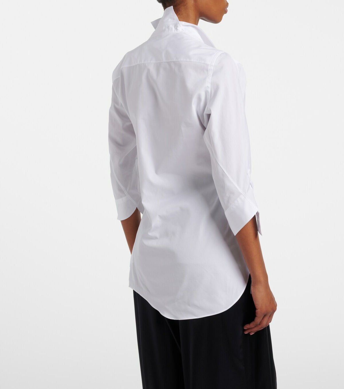 Junya Watanabe Draped cotton poplin shirt
