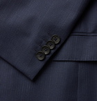 HUGO BOSS - Novan/ Ben Slim-Fit Pinstriped Virgin Wool Suit - Blue