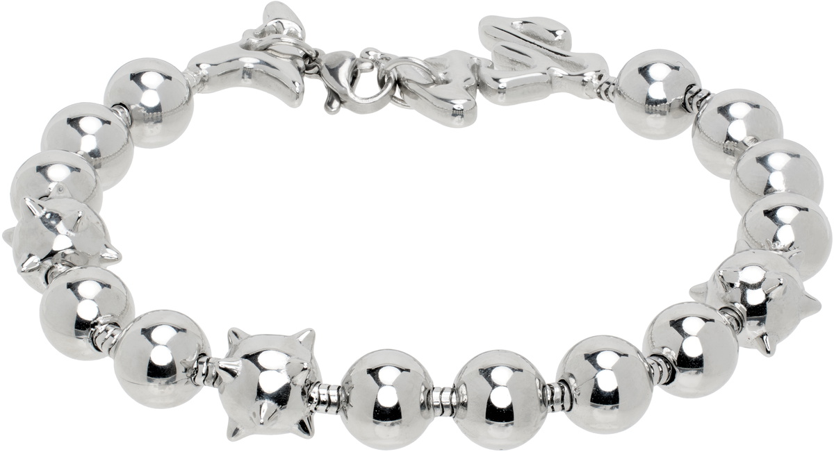 Perks and Mini Silver Lunacy Celestial Orbs Ball & Chain Bracelet