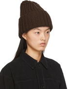 Baserange Brown Merino Wool Beanie