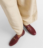 Tod's T Ring leather loafers