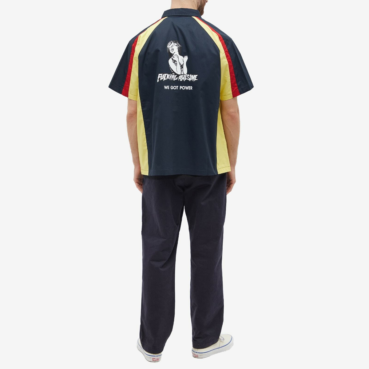 Fucking Awesome Men's Factory Team Shirt in Multi Fucking Awesome