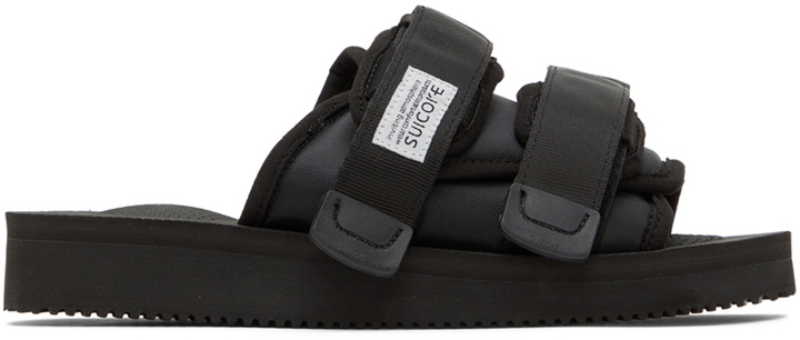 Photo: SUICOKE Black MOTO-Cab Sandals