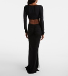 Nensi Dojaka Carnation maxi skirt