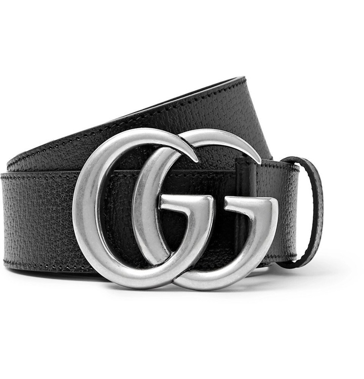 Photo: Gucci - 4cm Black Full-Grain Leather Belt - Men - Black