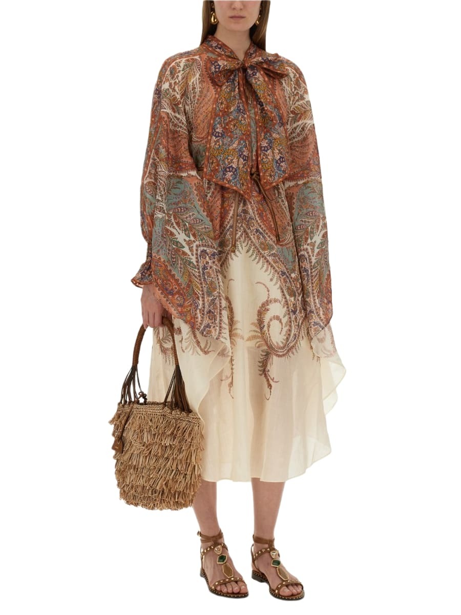 midi womens cocktail dresses Kennedy High Neck Midi Dress / Chocolate | MESHKI