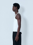 Jean Paul Gaultier Ribbed Tank Top with Metallic Hardware