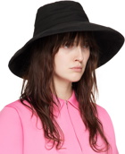 Jil Sander Black Bucket Beach Hat