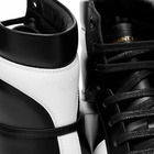 Saint Laurent Men's SL-10H High Sneakers in Black/White