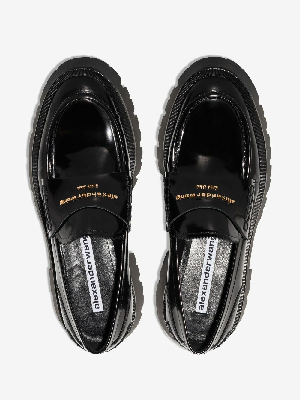 Alexander Wang Carter Lug-Sole Box Loafers