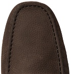 Tod's - City Gommino Full-Grain Leather Driving Shoes - Dark brown
