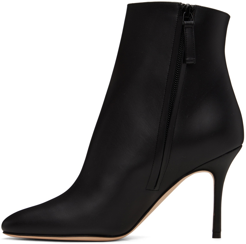 Manolo Blahnik Black Insopo Ankle Boots Manolo Blahnik