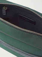 SAINT LAURENT - Leather-Trimmed Canvas Messenger Bag