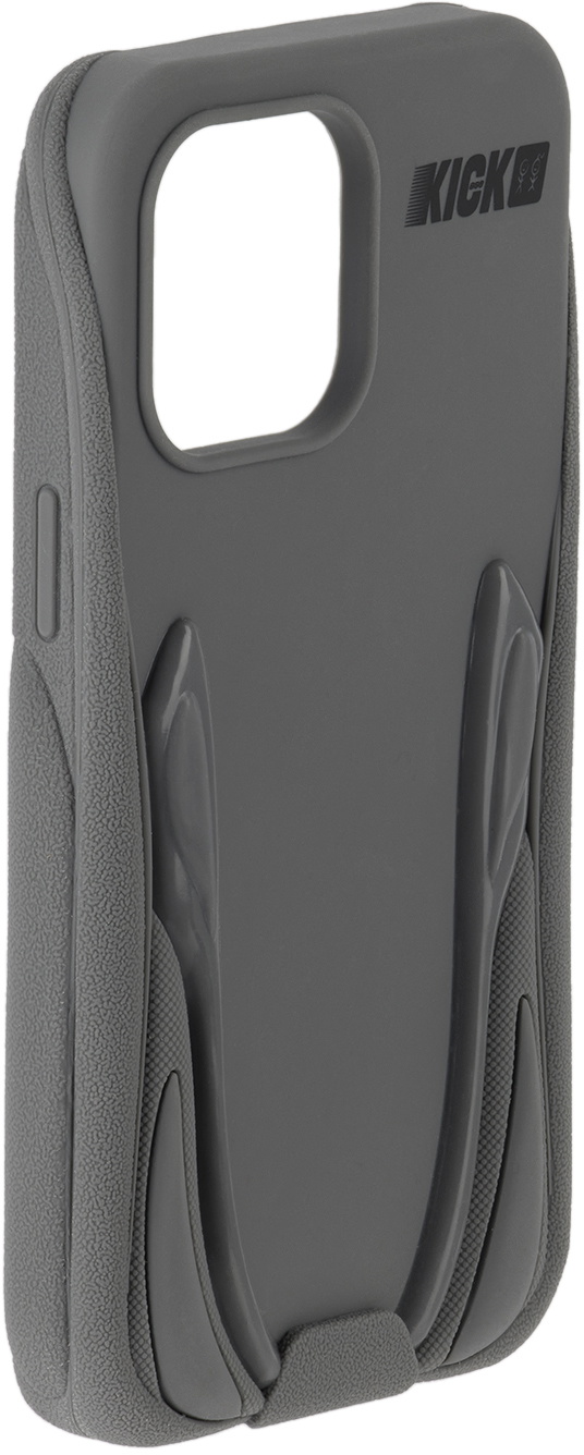 Urban Sophistication Gray 'The Kick' iPhone 14 Pro Max Case