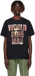 BAPE Black WGM Ape Head Overlap T-Shirt