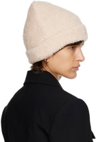 LOW CLASSIC Off-White Fluffy Beanie