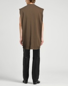 Rick Owens Mens T-shirt Military in Green