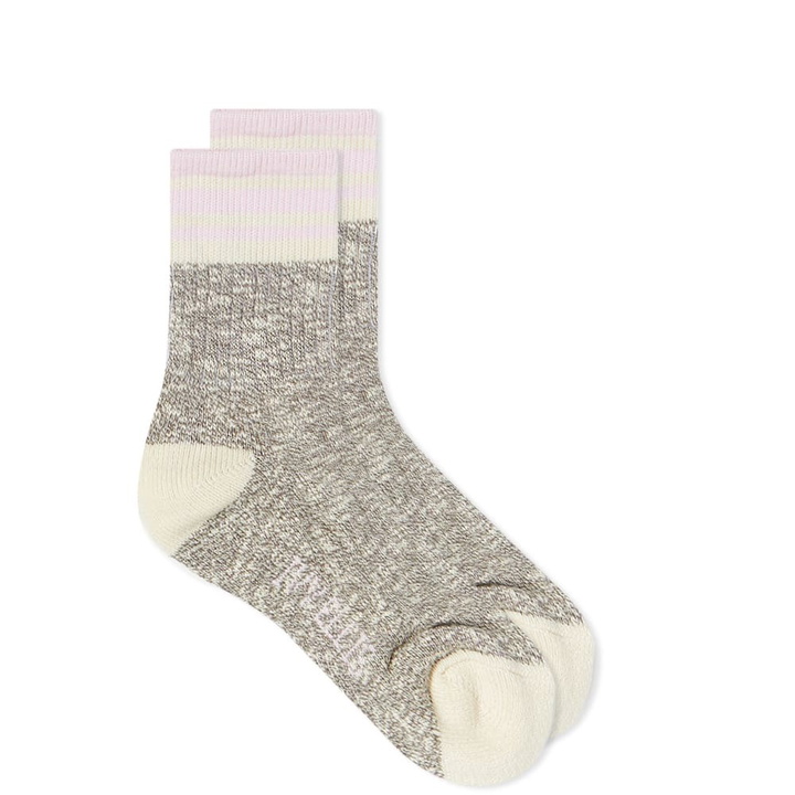 Photo: Ivy Ellis Socks Women's Slubbed Quarter Sock in Rosemarkie