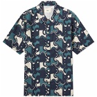Folk Men's Gabe Vacation Shirt in Coil Print