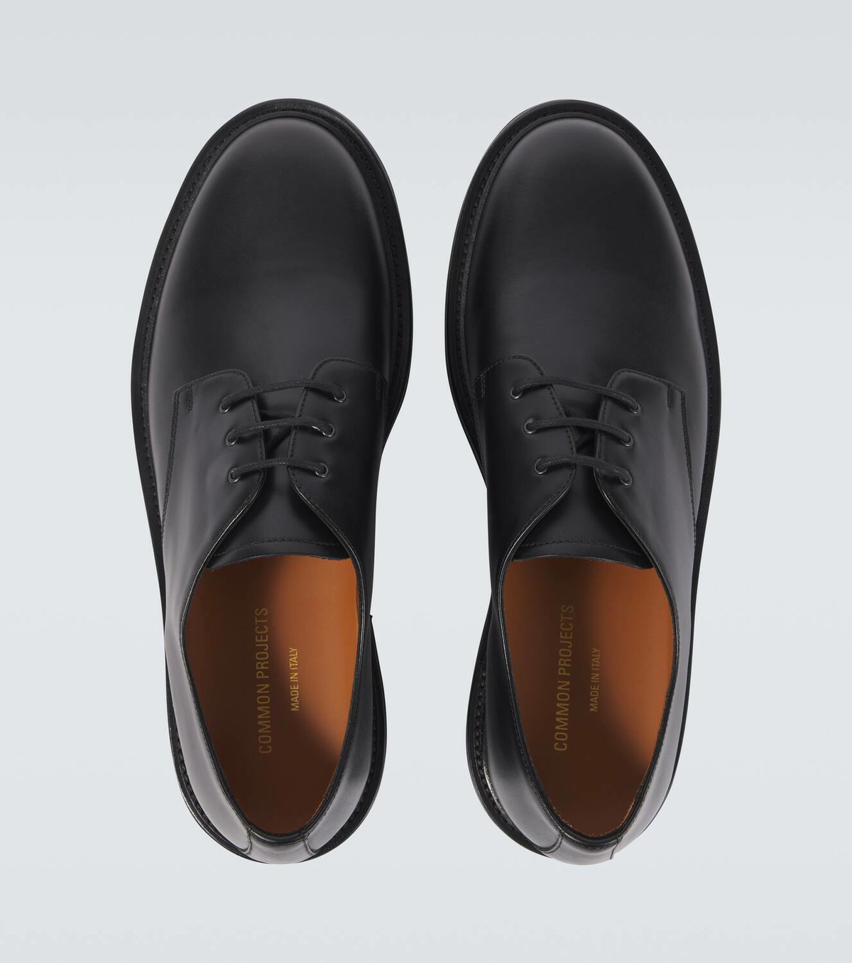 Common Projects Officers leather Derby shoes