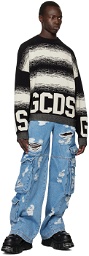 GCDS Black Degradé Sweater