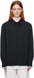 ZEGNA Navy Tela Vela Shirt