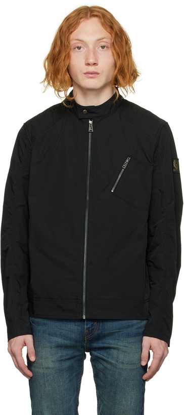 Photo: Belstaff Black V Racer Jacket