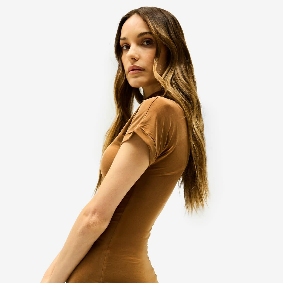 Represent Women's Shadow Mini Dress in Sandman Represent