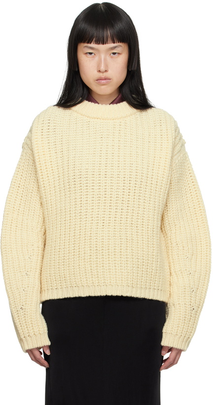 Photo: BITE Off-White Chunky Sweater