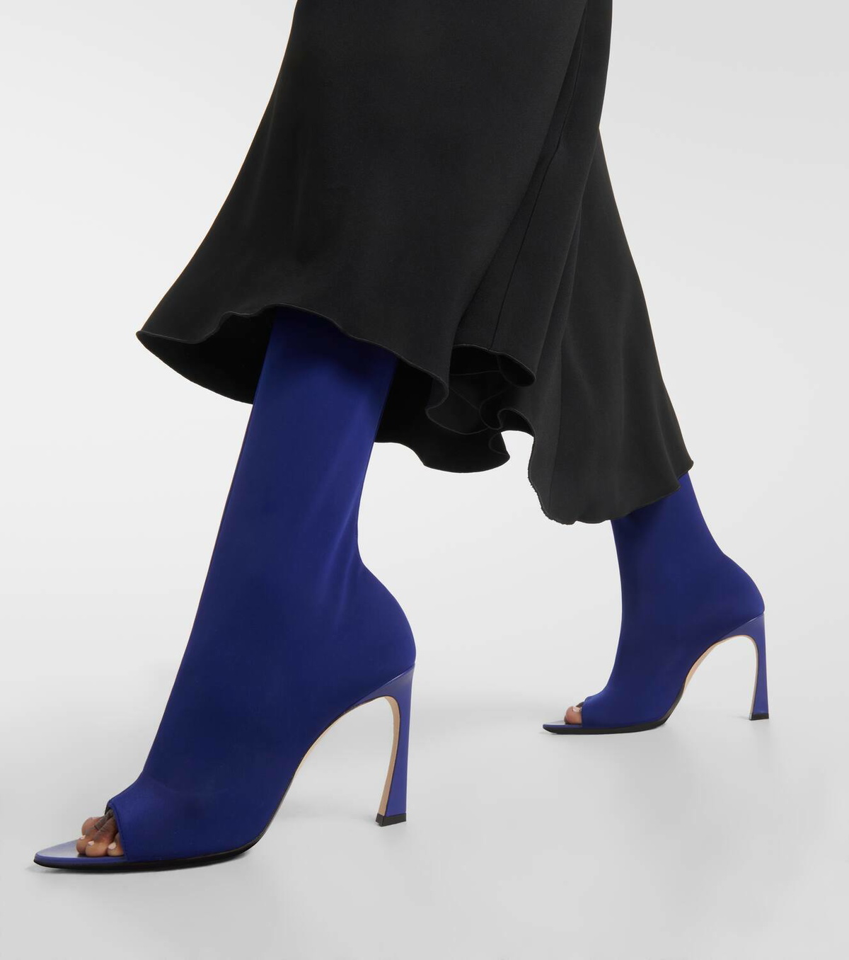 Victoria Beckham Peep Toe over-the-knee boots
