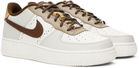 Nike Kids Brown & White Air Force 1 LV8 Big Kids Sneakers