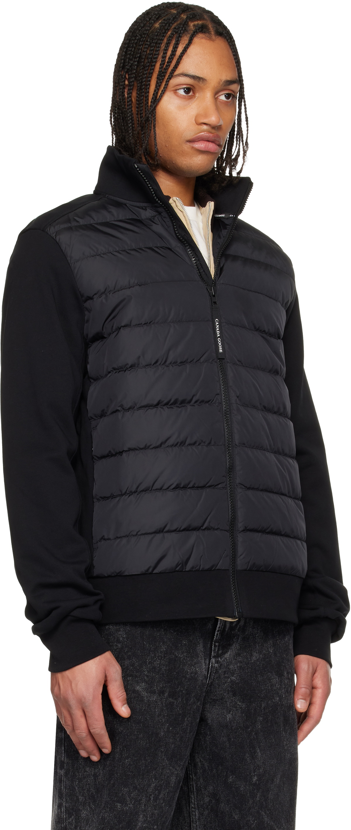 Canada Goose Black HyBridge® Huron Full-Zip Down Jacket