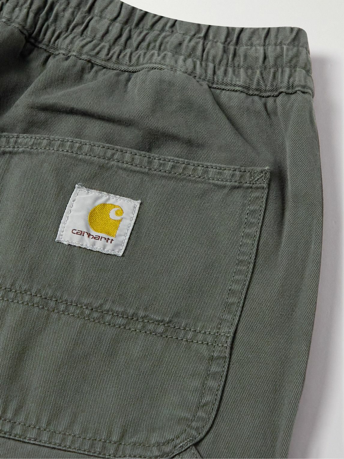 Carhartt WIP - Flint Straight-Leg Organic Cotton-Twill Trousers - Green Carhartt  WIP