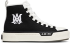 AMIRI Black & White MA Court Hi Sneakers
