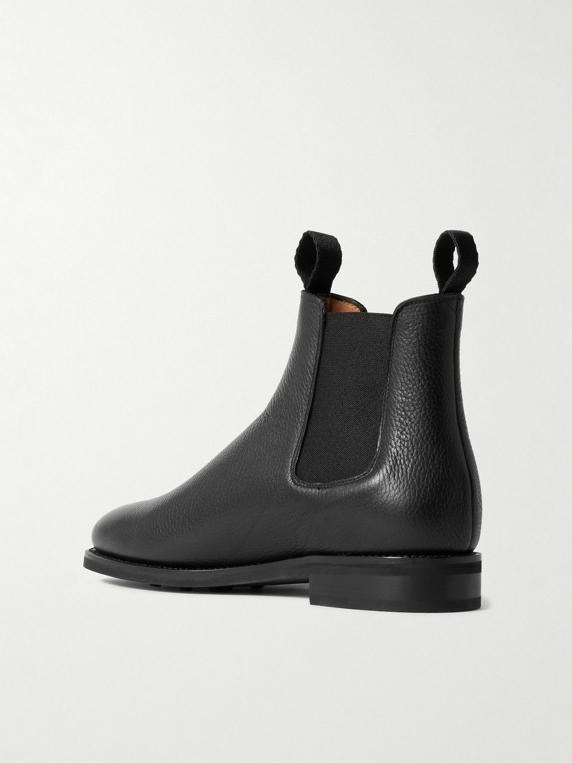 MORJAS - Full-Grain Leather Chelsea Boots - Black