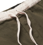 Beams Plus - Slim-Fit Tapered Cotton-Blend Twill Drawstring Trousers - Green
