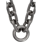 Random Identities Silver New P.A. Chain Necklace