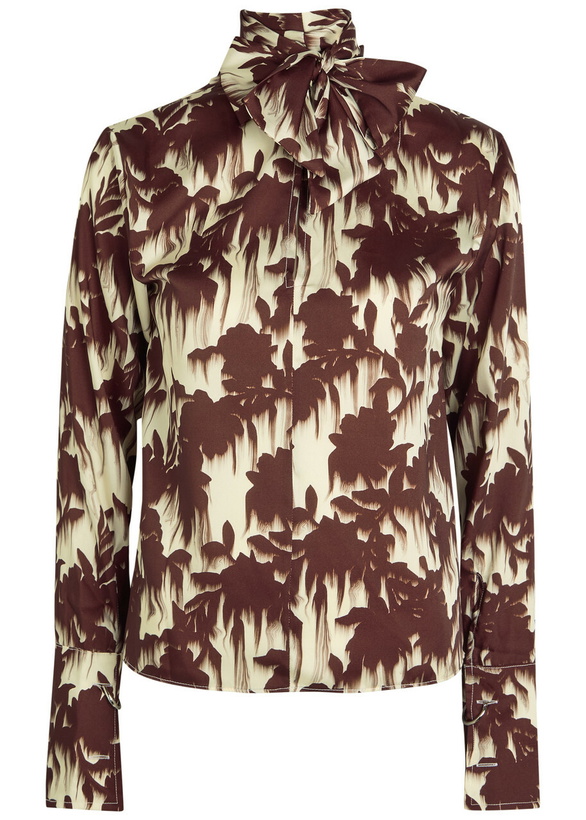 Photo: Marques' Almeida Light Weight Drill Satin Blouse White