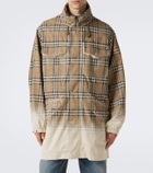 Burberry Burberry Check cotton gabardine parka