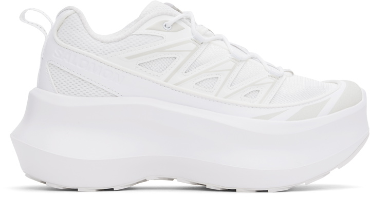 Photo: Comme des Garçons White Salomon Edition XT-6 Expanse Platform Sneakers