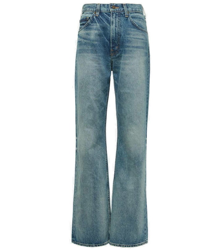 Photo: Nili Lotan Mitchell low-rise wide-leg jeans