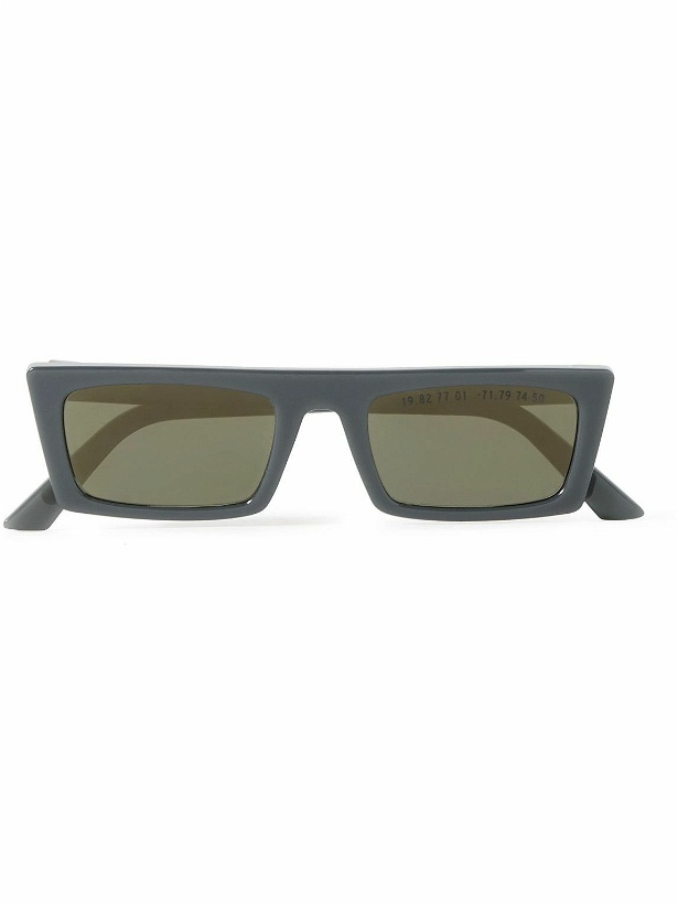 Photo: Clean Waves - Type 03 Low Rectangular-Frame Recycled Acetate Sunglasses