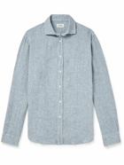 Hartford - Paul Linen Shirt - Blue