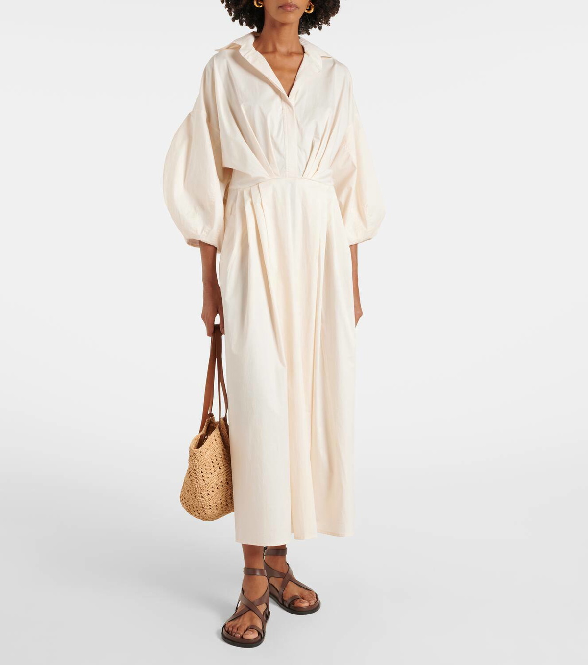 johanna ortiz shirt dress Johanna Ortiz Cotton poplin shirt dress Johanna Ortiz