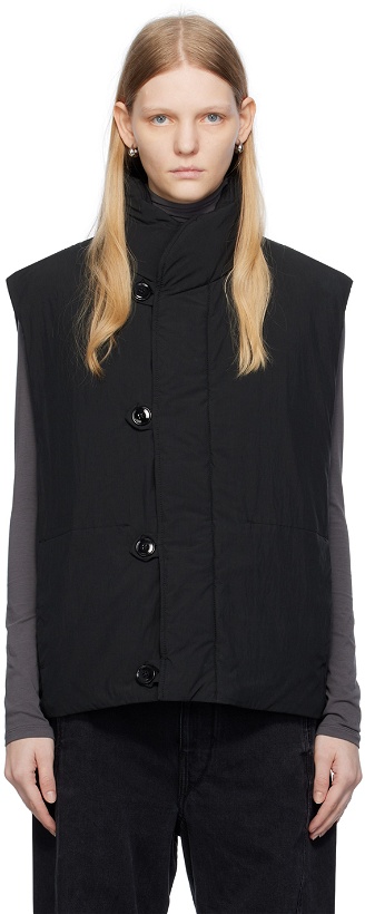 Photo: LEMAIRE Black Water-Repellent Puffer Vest